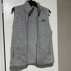 Patagonia Heather Gray Fleece Vest